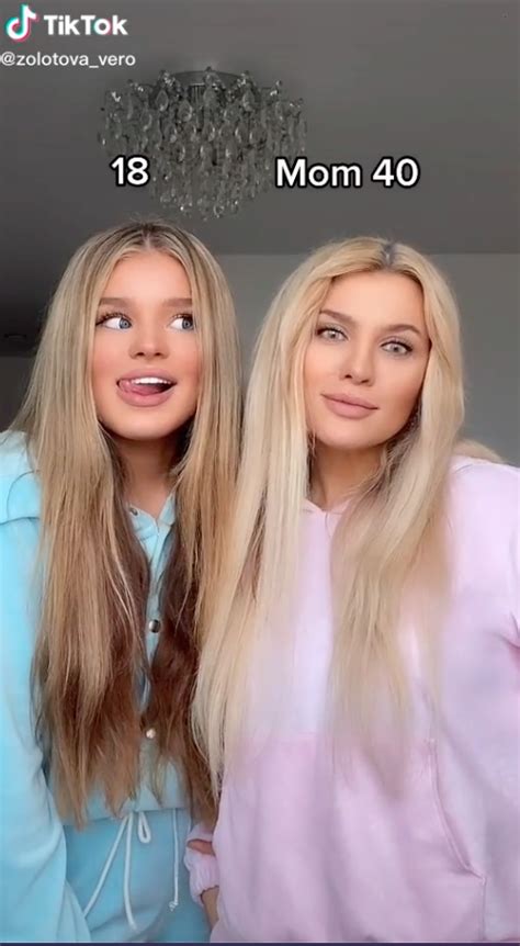 zolotova veronika|Mother and daughter baffle TikTok users over their age